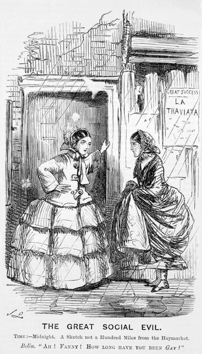 The Great Social Evil, Punch by John Leech